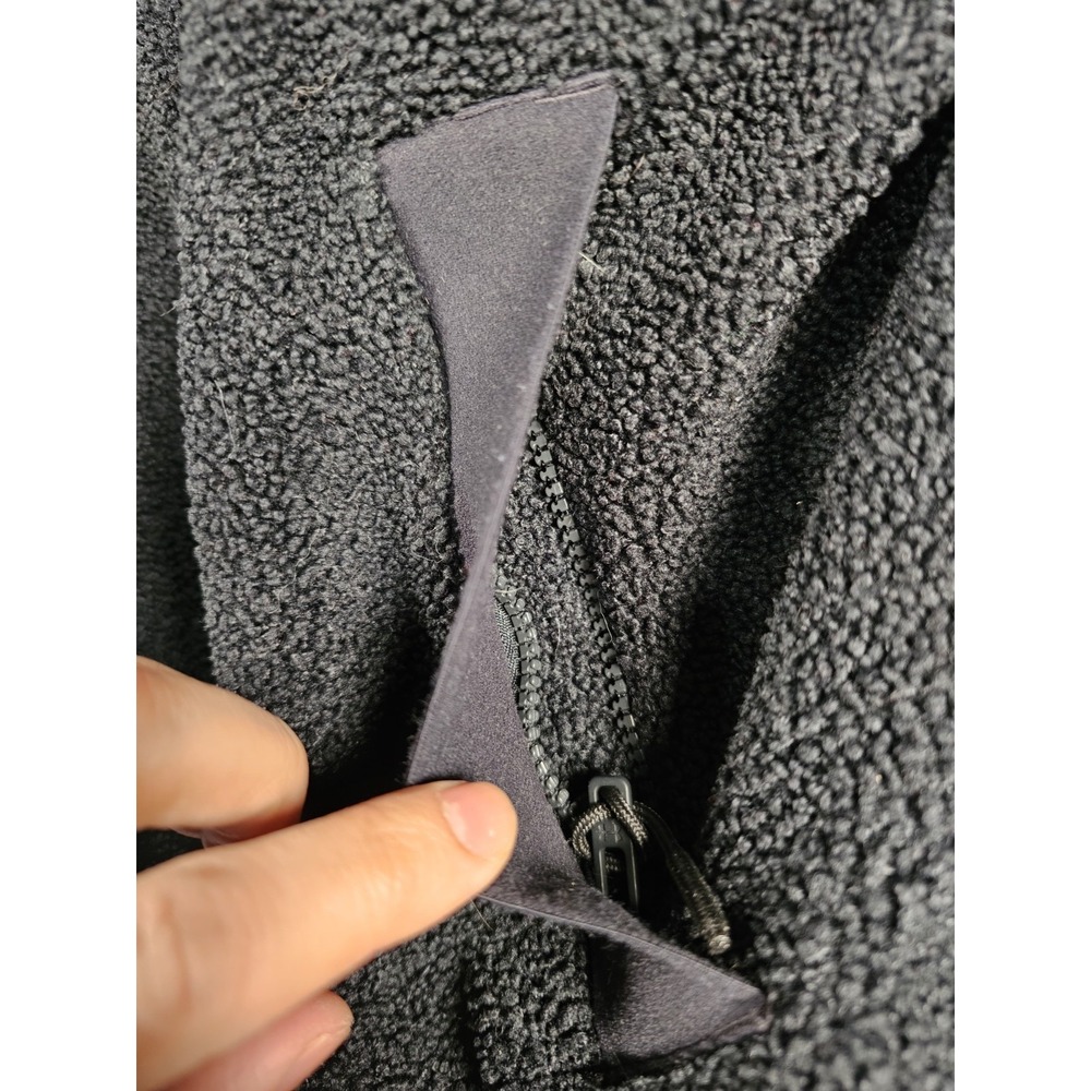 Under Armour Womens 2X Black Sherpa Teddy Fleece Full Zip Jacket 1368756 - Picture 6 of 12